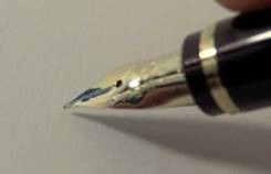 Image result for fountain pen calligraphy gif